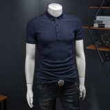 新款男POLO衫刺绣短袖翻领T恤钱塘6016-E3512-P75假模，男装T恤，钱塘6016