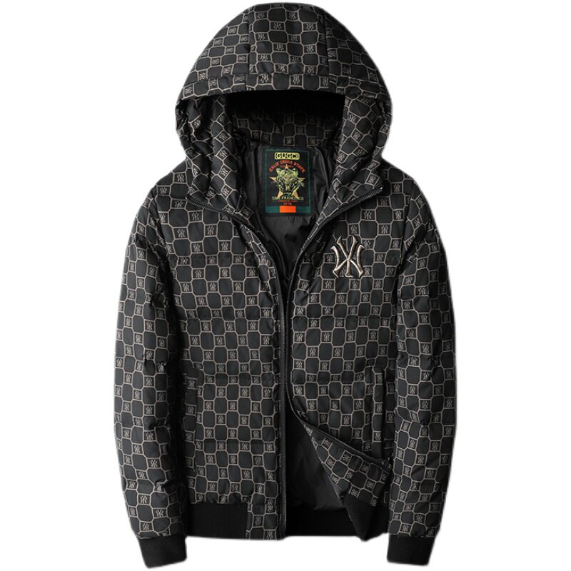 新款男装羽绒服时尚大码男装连帽男士外穿钱塘6016-5015-P290,男装羽绒服,钱塘6016
