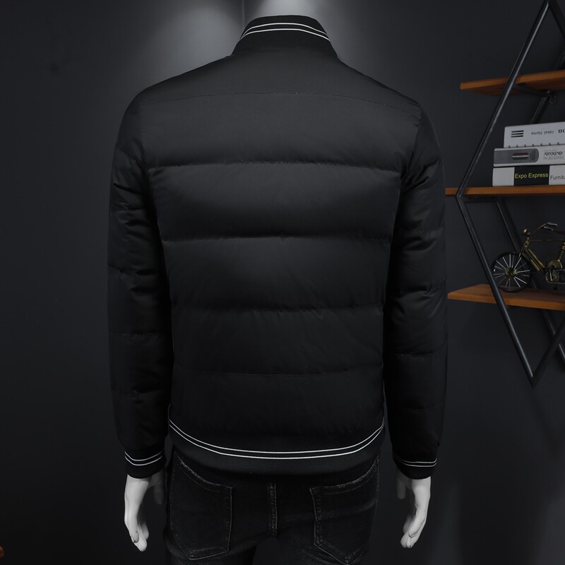F6063P2902024高端冬季90%白鸭绒植绒连帽羽绒服假模335,男装羽绒服,钱塘6016