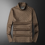 2026秋冬新款加绒加厚男长袖打底衫大码钱塘6016-C4001-P90，男装T恤，钱塘6016