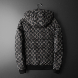 新款男装羽绒服时尚大码男装连帽男士外穿钱塘6016-5015-P290图片