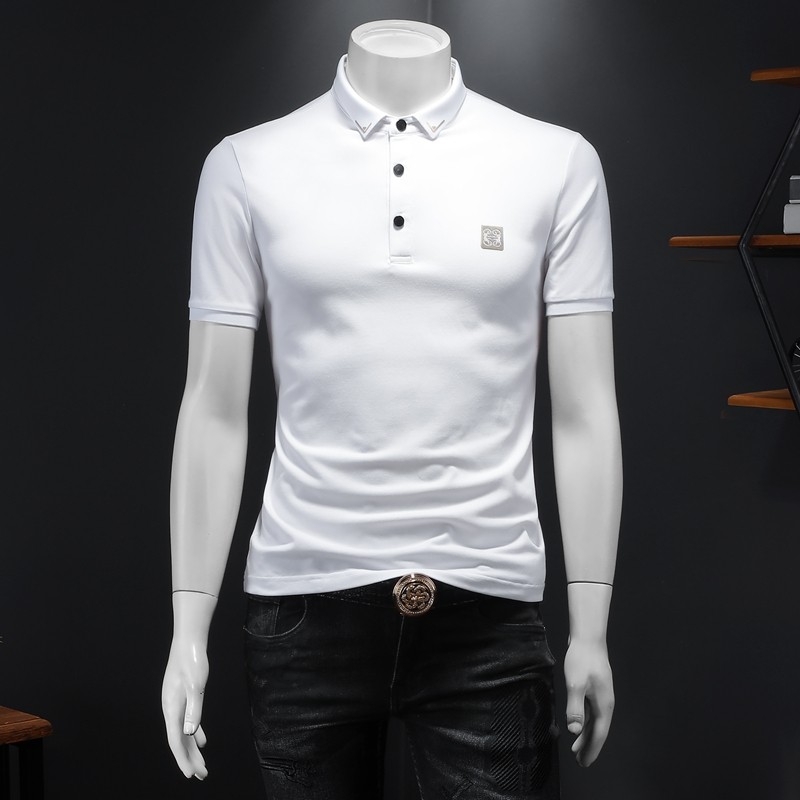 2024年新款男POLO衫印花钱塘6016-E2465-P75,男装Polo衫,钱塘6016