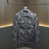 2025秋冬新款翻领呢子夹克羽绒服6016-F8821-P325，男装夹克，钱塘6016