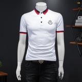 2024年新款男POLO衫印花纯色钱塘6016-E2031-P75，男装Polo衫，钱塘6016