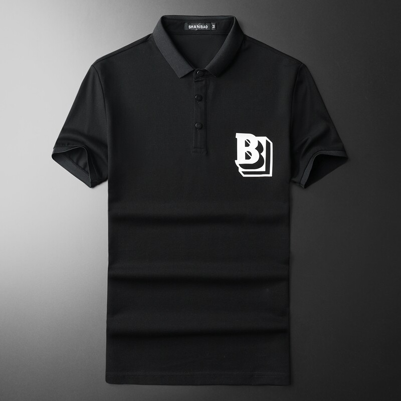 2024年新款男POLO衫印花钱塘6016-E2478-P75,男装Polo衫,钱塘6016