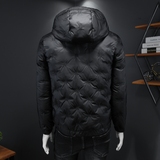 90绒2024新款连帽羽绒服外套男钱塘6016-F7787-P300，男装羽绒服，钱塘6016