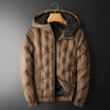 90绒2024新款连帽羽绒服外套男钱塘6016-F7787-P300，男装羽绒服，钱塘6016