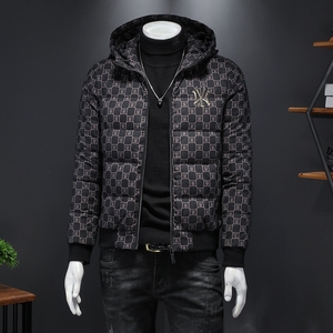 新款男装羽绒服时尚大码男装连帽男士外穿钱塘6016-5015-P290图片
