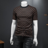 2026年夏季微阔印花T恤QT6016-E3707-P75，男装T恤，钱塘6016