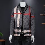 2024新款冬季男装羽绒服加厚潮男装钱塘6016-18808P280假模蓝色，男装羽绒服，钱塘6016