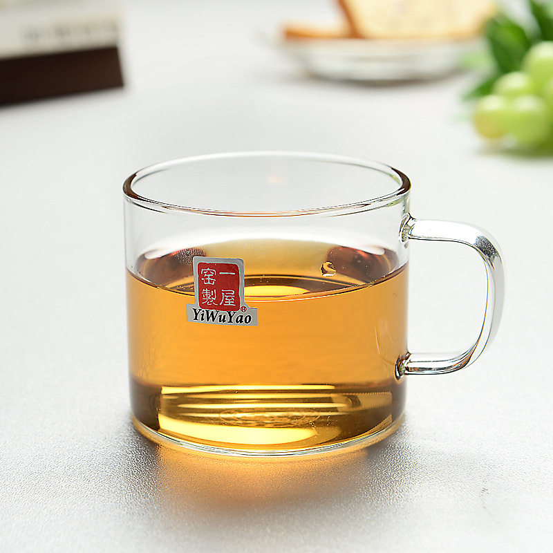 一屋窑高硼硅玻璃耐热茶叶品茗杯
