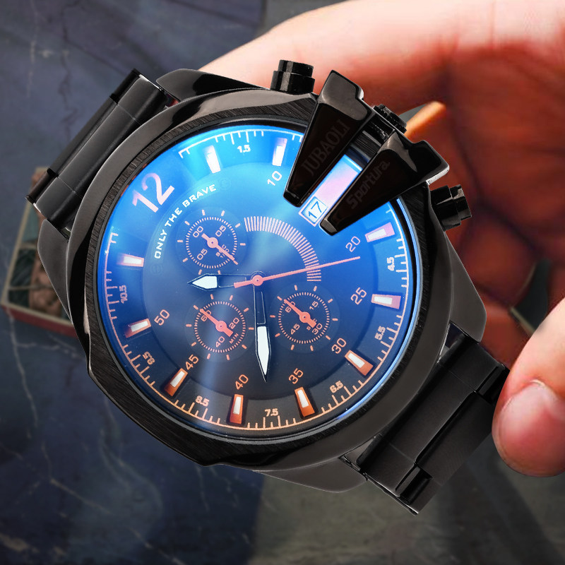 情侣石英迪赛偏光大表盘时尚潮流