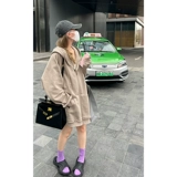 Толстовка с капюшоном, осенний кардиган, спортивная куртка для отдыха, в корейском стиле, свободный крой