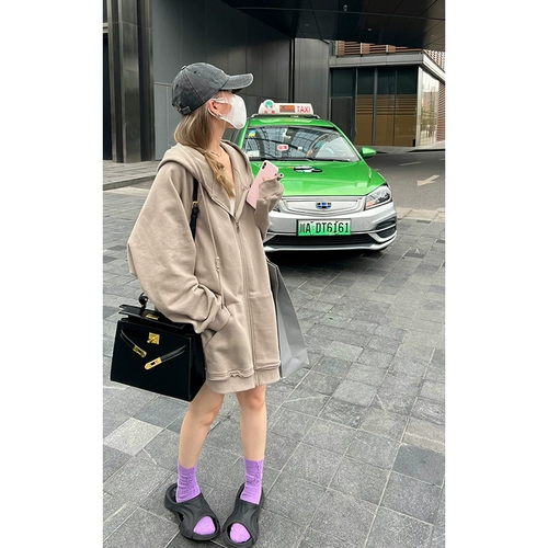 Толстовка с капюшоном, осенний кардиган, спортивная куртка для отдыха, в корейском стиле, свободный крой