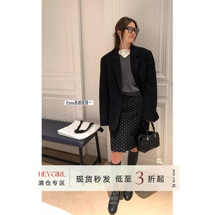 【】 布鲁斯西装 店主私服宽松休闲薄款呢子西装外套早春