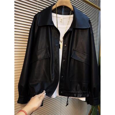 大码女装2026春季新款pu外套女夹克春秋款胖妹妹胖mm显瘦爆款皮衣