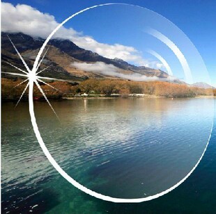 近视眼镜片 镜框配镜 1.56非球面钻石超薄加硬绿膜树脂 天域正品