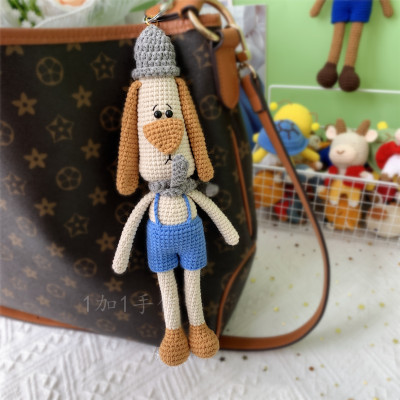 钩针玩偶材料奶棉视频