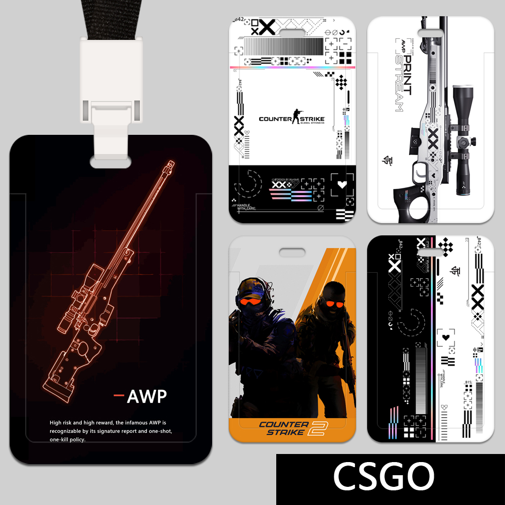 csgo印花卡套定制饭卡校园卡公交卡套学生身份证反恐精英现货卡套