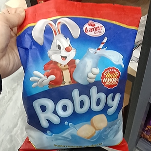 俄罗斯进口罗比兔奶糖