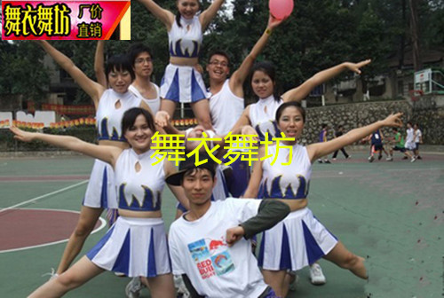 啦啦操比赛演出服装定制高弹力