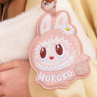 POPMART泡泡玛特乐园限定毛球派对系列ZIMOMO卡套挂件MOKOKO周边