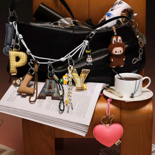 POPMART泡泡玛特LABUBU拉布布心底密码系列字母挂件盲盒