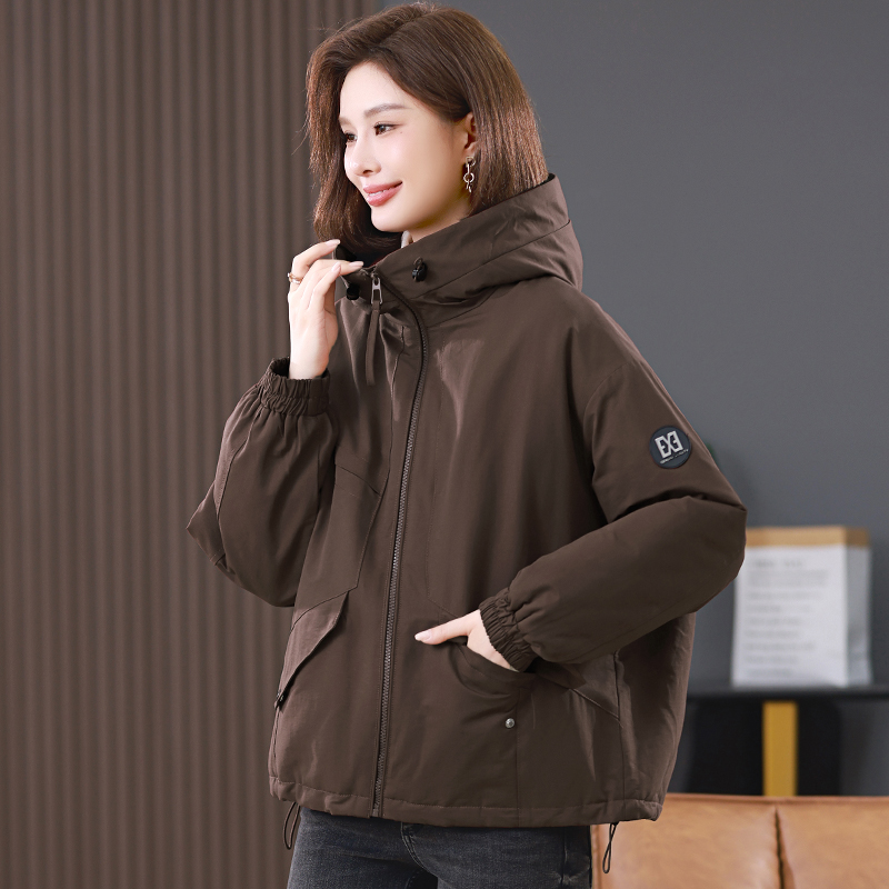 大码时尚派克服棉衣女冬装新款胖MM宽松显瘦爆款加厚保暖棉服外套