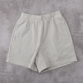 字母短裤 kith女款 薄荷绿浅绿色抽绳松紧腰围刺绣经典