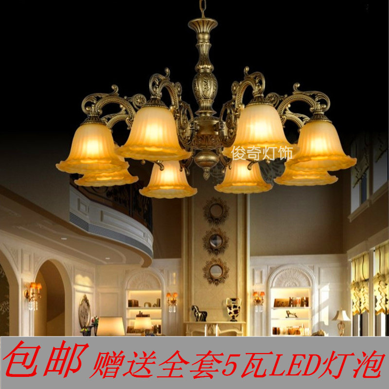 欧式铁艺现代简约地中海客厅美式乡村餐厅灯田园复卧室工程吊灯具