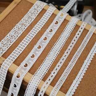 饰衣服裙边拼接家居床品辅料 拼接装 优质镂空棉线水溶花边 DIY服装