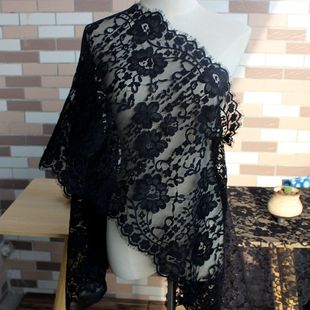 宽42厘米 DIY材料 精美小骨线花朵网纱睫毛蕾丝花边服装 拼接辅料