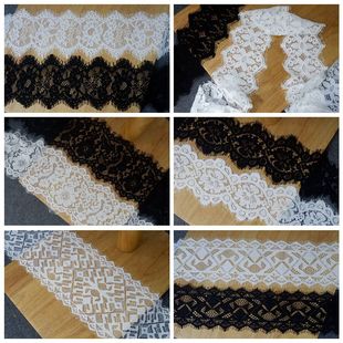 饰婚纱饰品肩带腰带衣服裙边加长拼接材料 蕾丝装 高档骨线 DIY服装