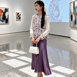 刺绣马甲女无袖 新中式 背心复古高级感坎肩上衣 款 南油高货2026春季