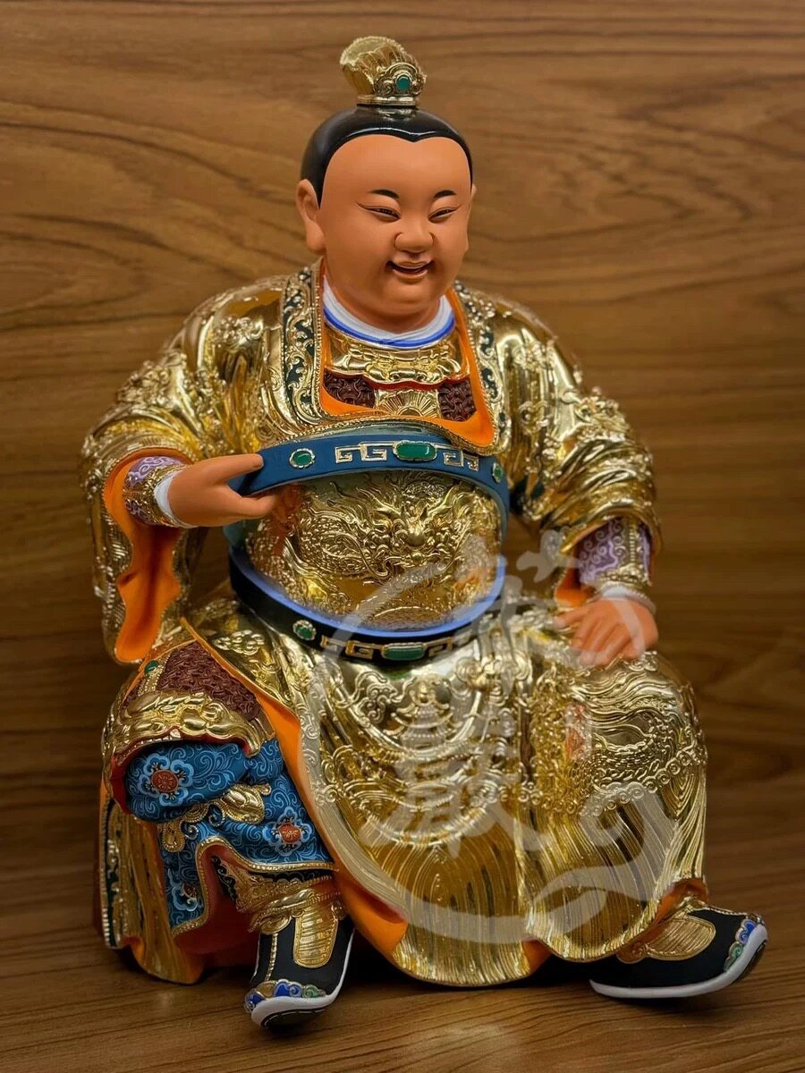 中壇元帅哪吒三太子漆线贴金工艺香樟木定制类不支持退货退款