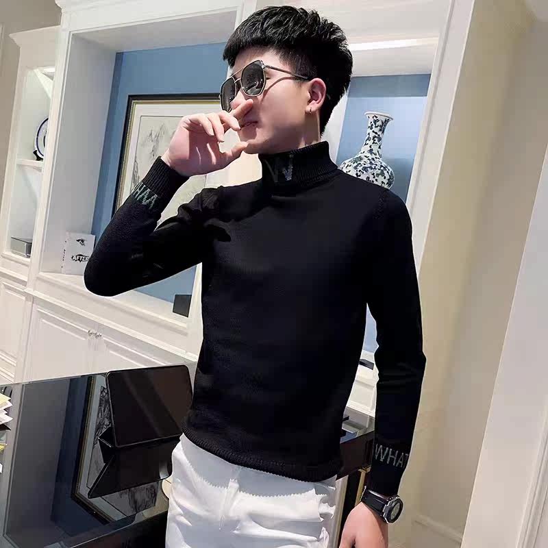 秋冬装高领毛衣男士潮流