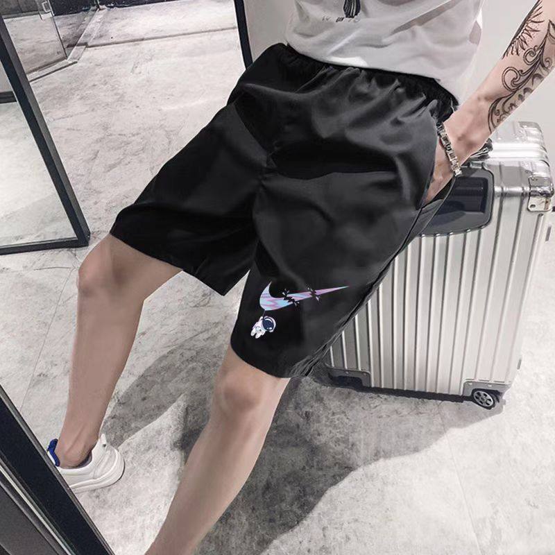 冰丝速干短裤男夏季休闲五分裤潮牌百搭精神小伙沙滩裤男网红同款,男装,休闲裤,淘宝优惠券,粉丝福利购,淘宝优惠卷