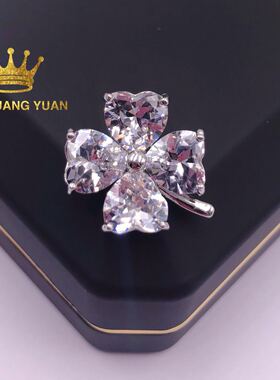 diy高端钻扣四叶草裙子饰品扣