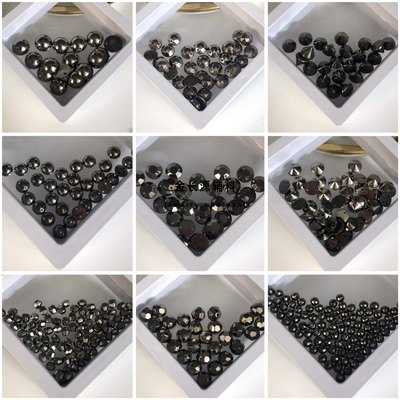 diy仿金属手缝珠子圆形多面平底