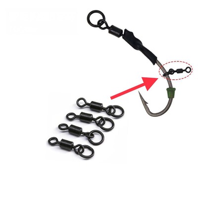 欧式鲤钓鱼钩钩尖8字环飞德钓法库钩欧鲤珠珠钓巨物罗尼钓组转环