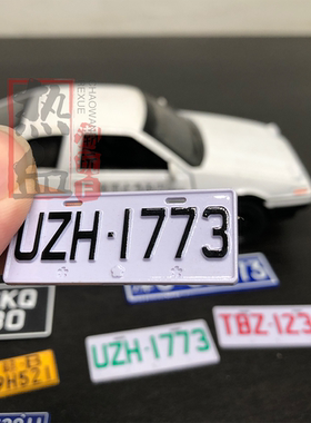 定制凹凸立体汽车模型台湾省车牌1/8 1/10/12/18玩具模型遥控车牌