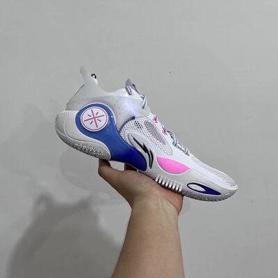 李宁夏季款男子篮球运动鞋韦德裂变8轻量高回弹篮球场地鞋ABPT029