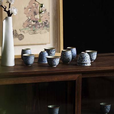 朴云堂手绘手工品茗杯茶杯茶具