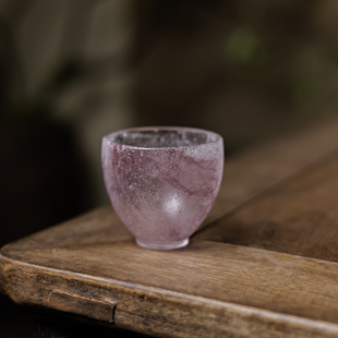 【心缘堂琉璃 粉彩百福杯】手工琉璃茶杯功夫茶具个人品茗杯单