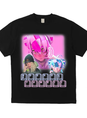 LeftOVEr原创YAMEII虚拟二次元DEKO亚文化remake纯棉小众短袖t恤