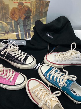 官网正品1970s低帮帆布鞋女鞋百搭透气男鞋新款小白鞋ins街拍潮鞋