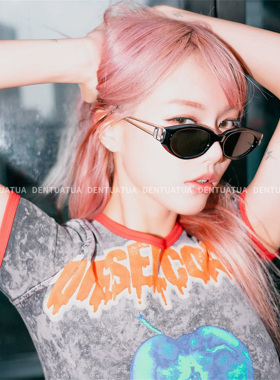 DENTUATUA 又美又飒的清冷感！25ss 猫眼方圆大脸显瘦太阳镜墨镜