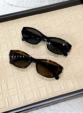 DENTUATUA 甜妹的AB面游戏！25FW猫眼圆框防紫外线太阳镜墨镜男女