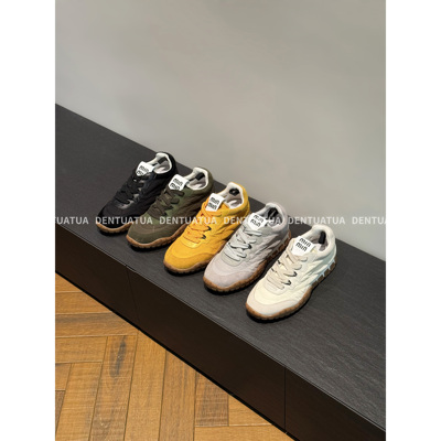 DENTUATUA 鞋控闭眼入！25ss真皮复古系带运动鞋阿甘鞋德训鞋女