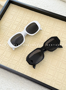 DENTUATUA 红毯的极简锋芒！26ss 多边形切割框太阳眼镜墨镜 男女